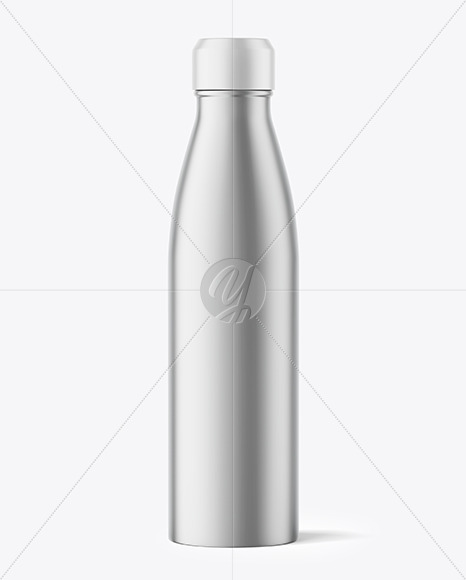 Free Metallic Thermo Bottle Mockup PSD Mockups