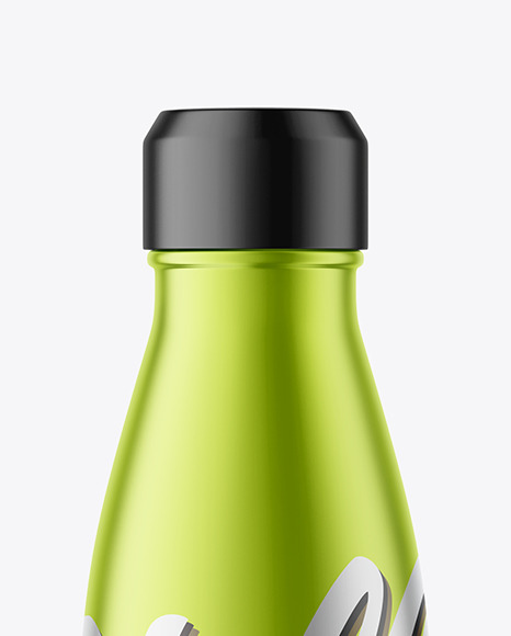 Metallic Thermo Bottle Mockup PSD #2