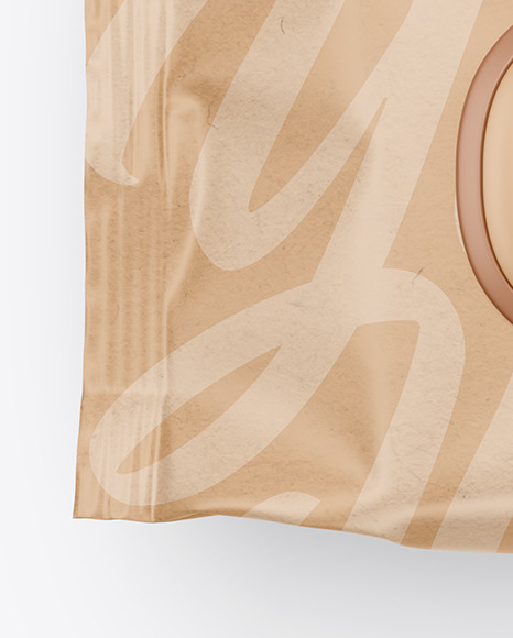 Kraft Wet Wipes Pack Mockup PSD #1