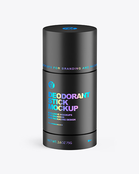Free 75g Matte Plastic Deodorant Stick Mockup PSD Mockups