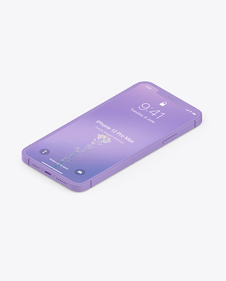 Clay iPhone 12 Pro Max Mockup