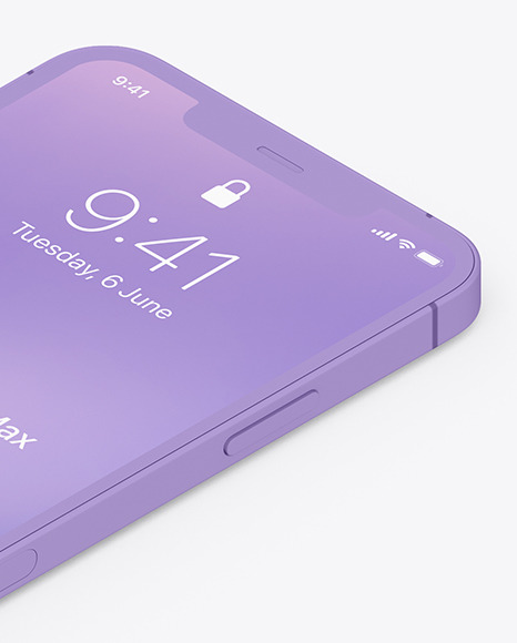 Clay iPhone 12 Pro Max Mockup
