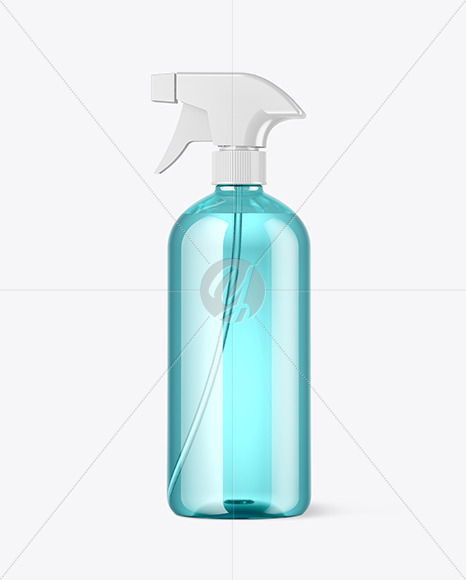 Free Colored Spray Bottle Mockup PSD Mockups