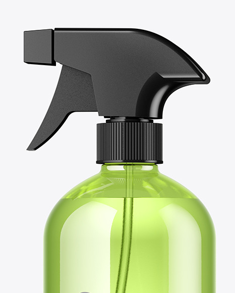 Colored Spray Bottle Mockup PSD #2
