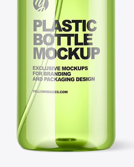 Colored Spray Bottle Mockup PSD #1