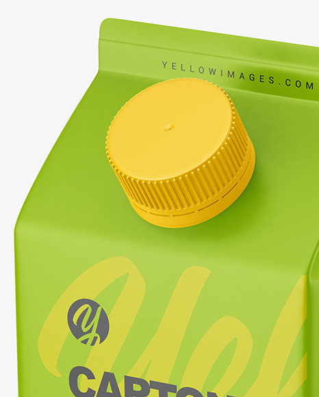 500ml Carton Pack Mockup PSD #2