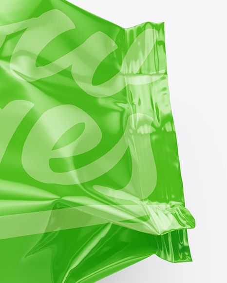 Glossy Wet Wipes Pack Mockup PSD #1