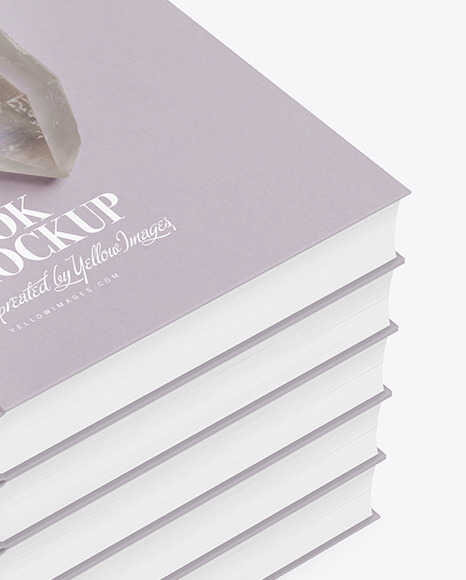 Hardcover Books w  Matte Cover Mockup PSD #1