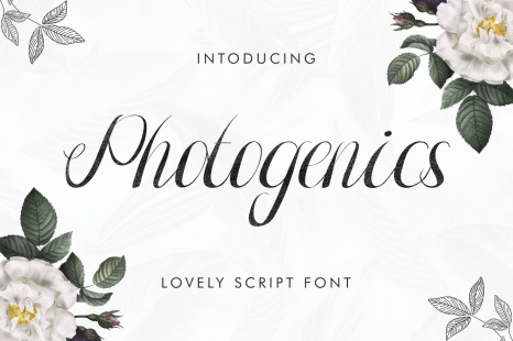 Photogenics Luxury Font