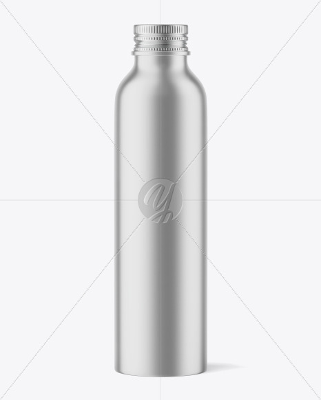 Free Almunium Bottle with screw cap Mockup PSD Mockups