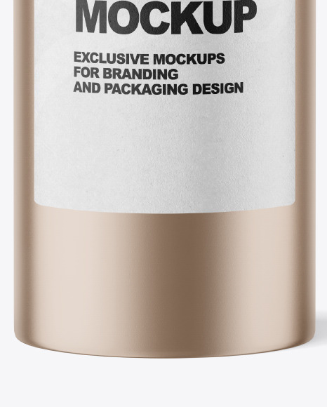 Almunium Bottle with screw cap Mockup PSD #7