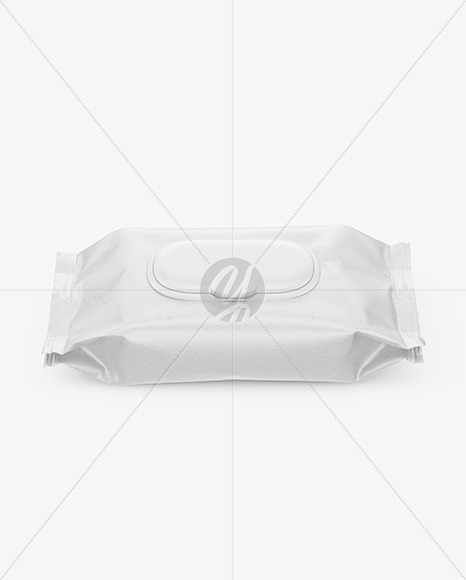 Kraft Wet Wipes Pack Mockup