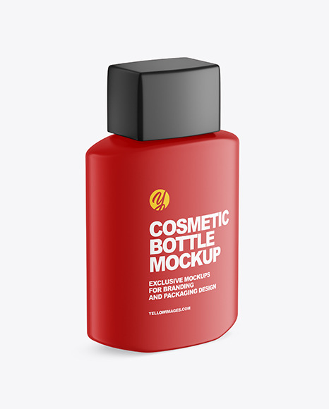 Glossy Cosmetic Bottle Mockup PSD #2