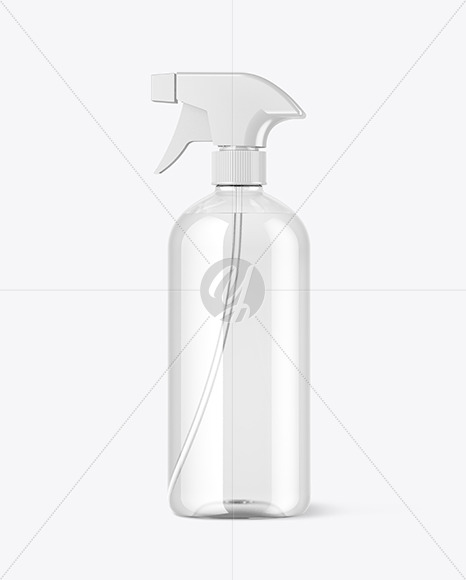 Free Clear Spray Bottle Mockup PSD Mockups