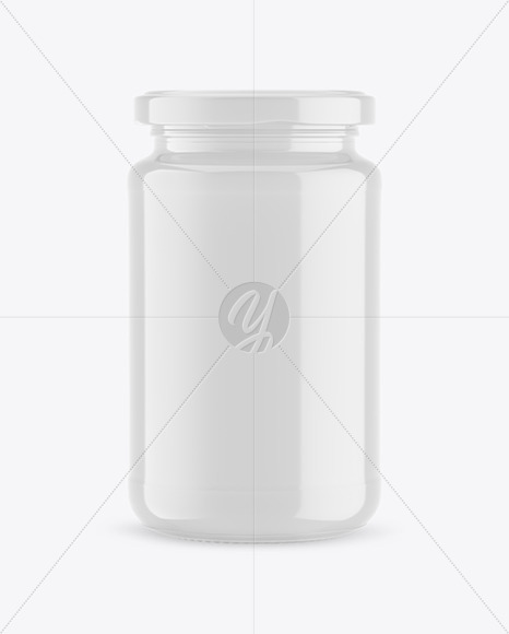 Glossy Glass Jar Mockup Glossy Glass Jar Mockup