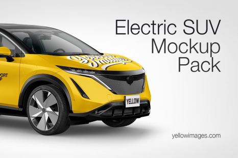 Electric Crossover SUV Mockup Pack
