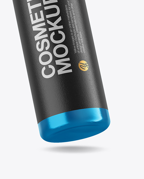 Metallic Cosmetic Bottle Mockup PSD #6