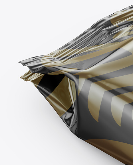 Glossy Wet Wipes Pack Mockup PSD #6