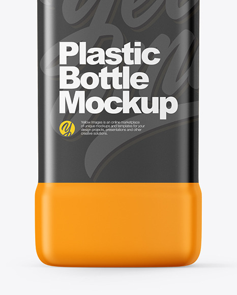 Matte Plastic Bottle Mockup PSD #1