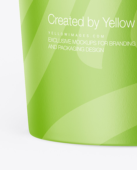 Paper Soda Cup Mockup PSD #6