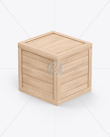 Wooden Box Mockup PSD #1