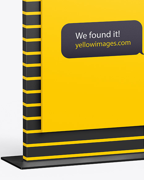 Advertising Stand Mockup PSD #1
