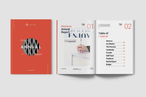 Annual Report Document Template