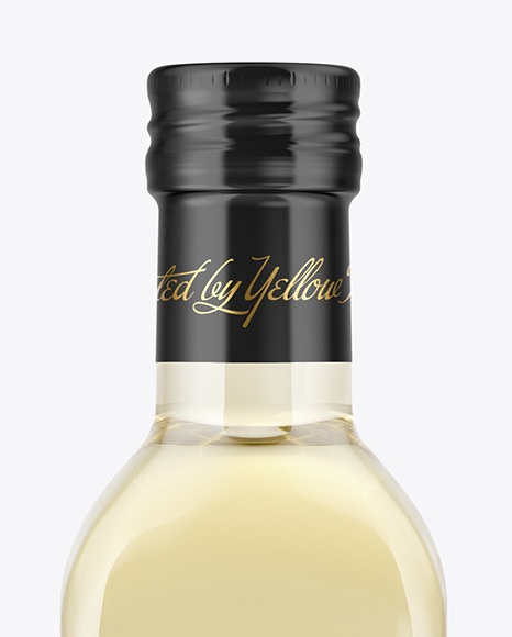 White Wine Vinegar Bottle Mockup PSD #2