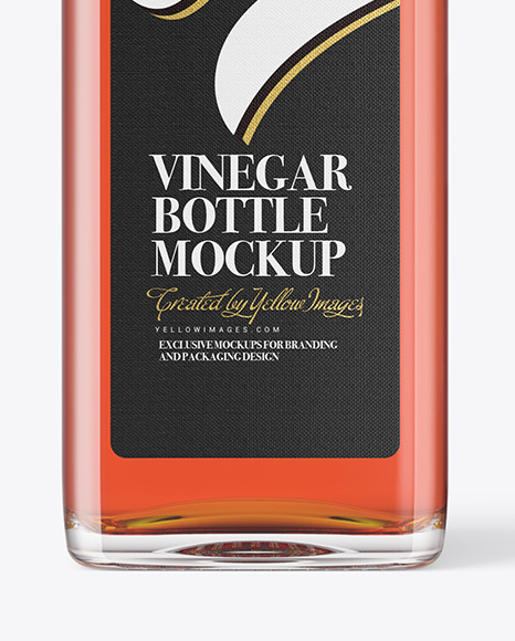 Red Wine Vinegar Bottle Mockup PSD #6