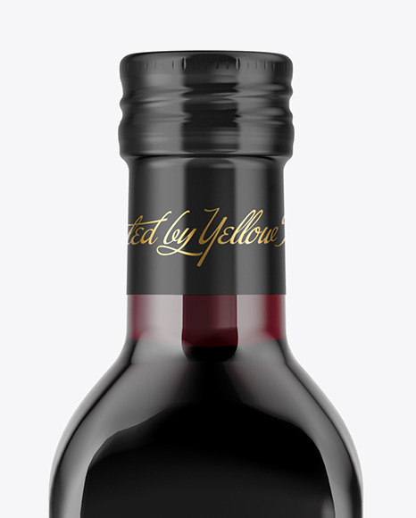 Balsamic Vinegar Bottle Mockup PSD #2