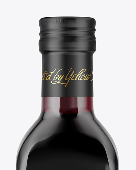 Balsamic Vinegar Bottle Mockup PSD #1