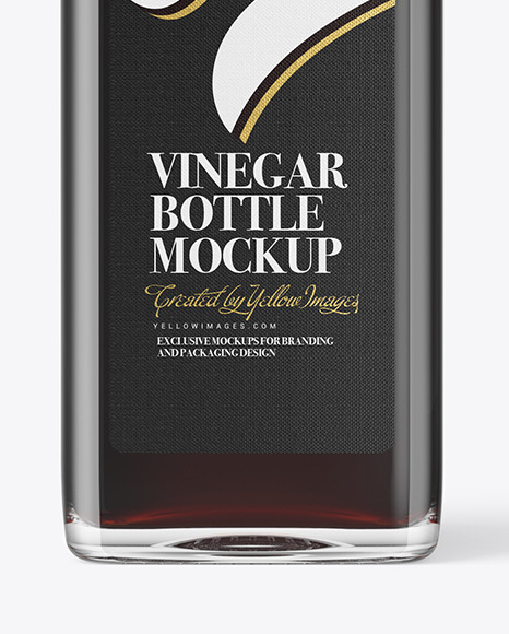 Balsamic Vinegar Bottle Mockup PSD #6
