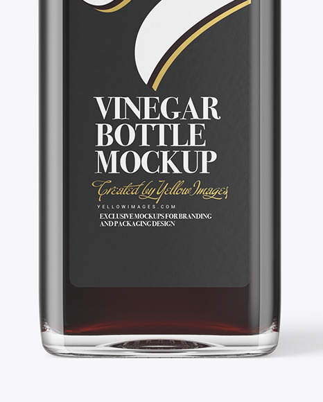 Balsamic Vinegar Bottle Mockup PSD #7
