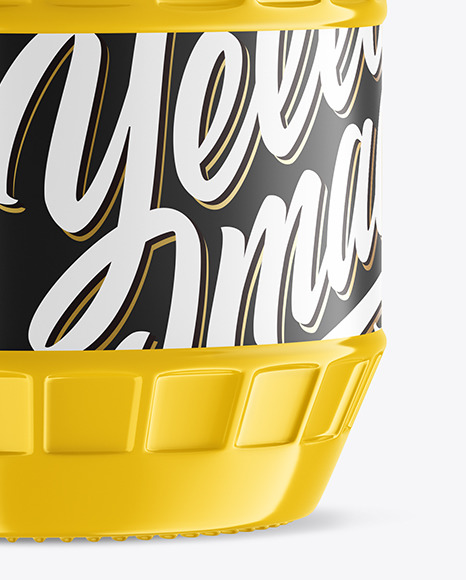 Glossy Jar Mockup PSD #1