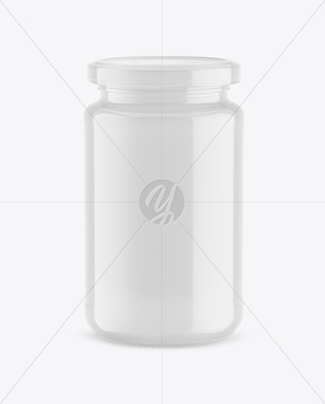 Free Glossy Glass Jar Mockup PSD Mockups