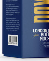Gin Bottle with Box Mockup