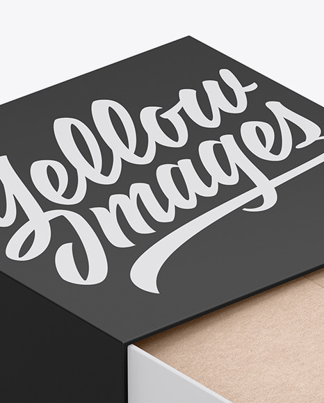 Opened Box Mockup PSD #1