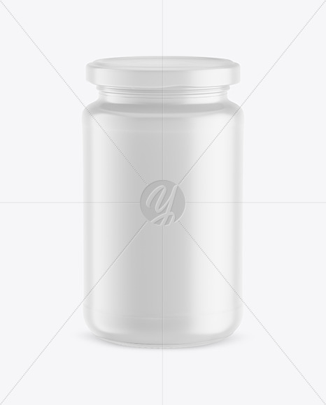 Matte Glass Jar Mockup Matte Glass Jar Mockup