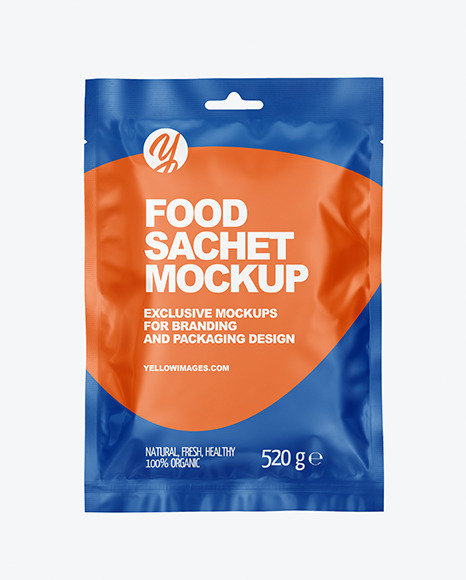 Matte Sachet Mockup