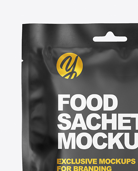 Matte Sachet Mockup PSD #7
