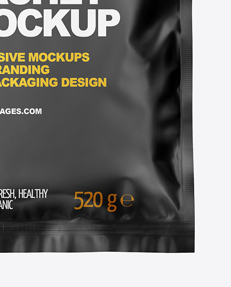 Matte Sachet Mockup PSD #5