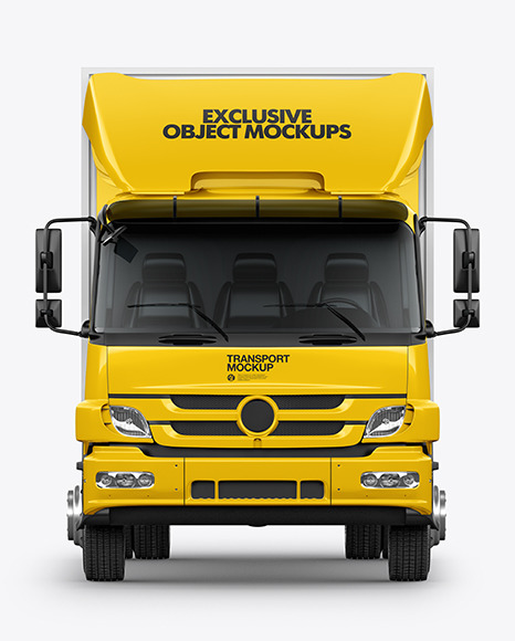 Truck Mockup - Front View