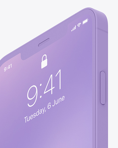 Clay iPhone 12 Pro Max Mockup PSD #2