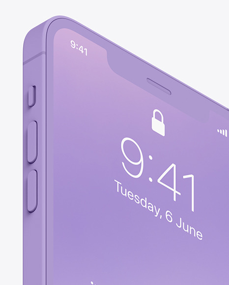Clay iPhone 12 Pro Max Mockup PSD #2