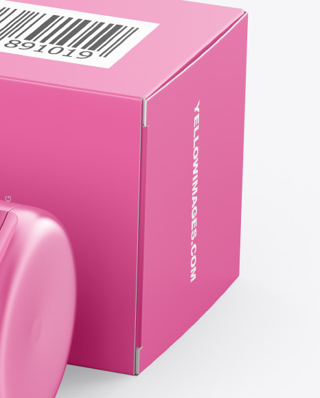 Cosmetic Tube with Box Mockup PSD #5