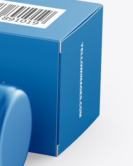 Cosmetic Tube with Box Mockup PSD #5