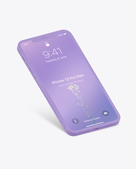 Clay iPhone 12 Pro Max Mockup