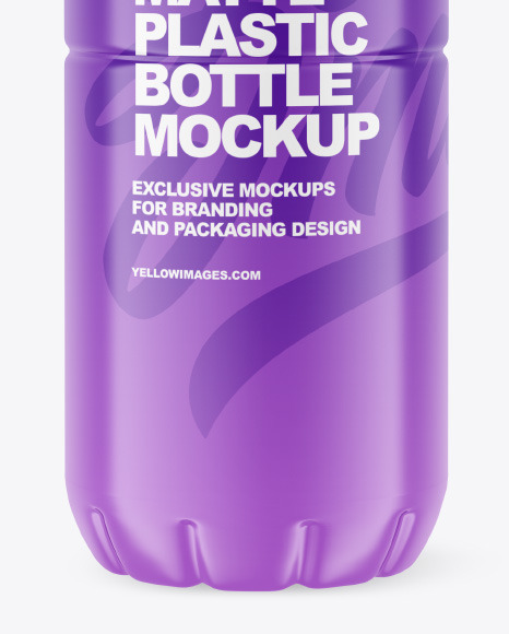 Matte Plastic Bottle Mockup PSD #1