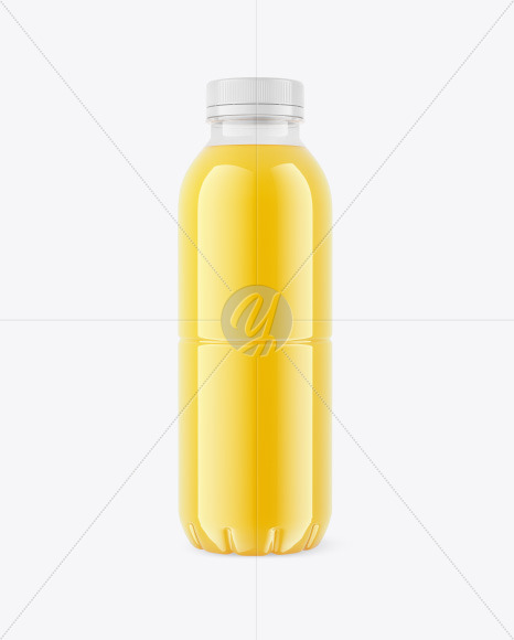 Free Orange Juice Bottle Mockup PSD Mockups