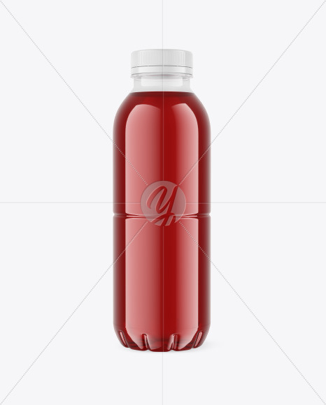 Free Cherry Juice Bottle Mockup PSD Mockups